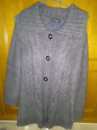 Chaqueta lana gris