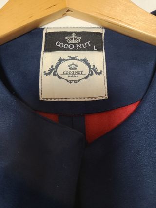 Blazer mujer, antelina.