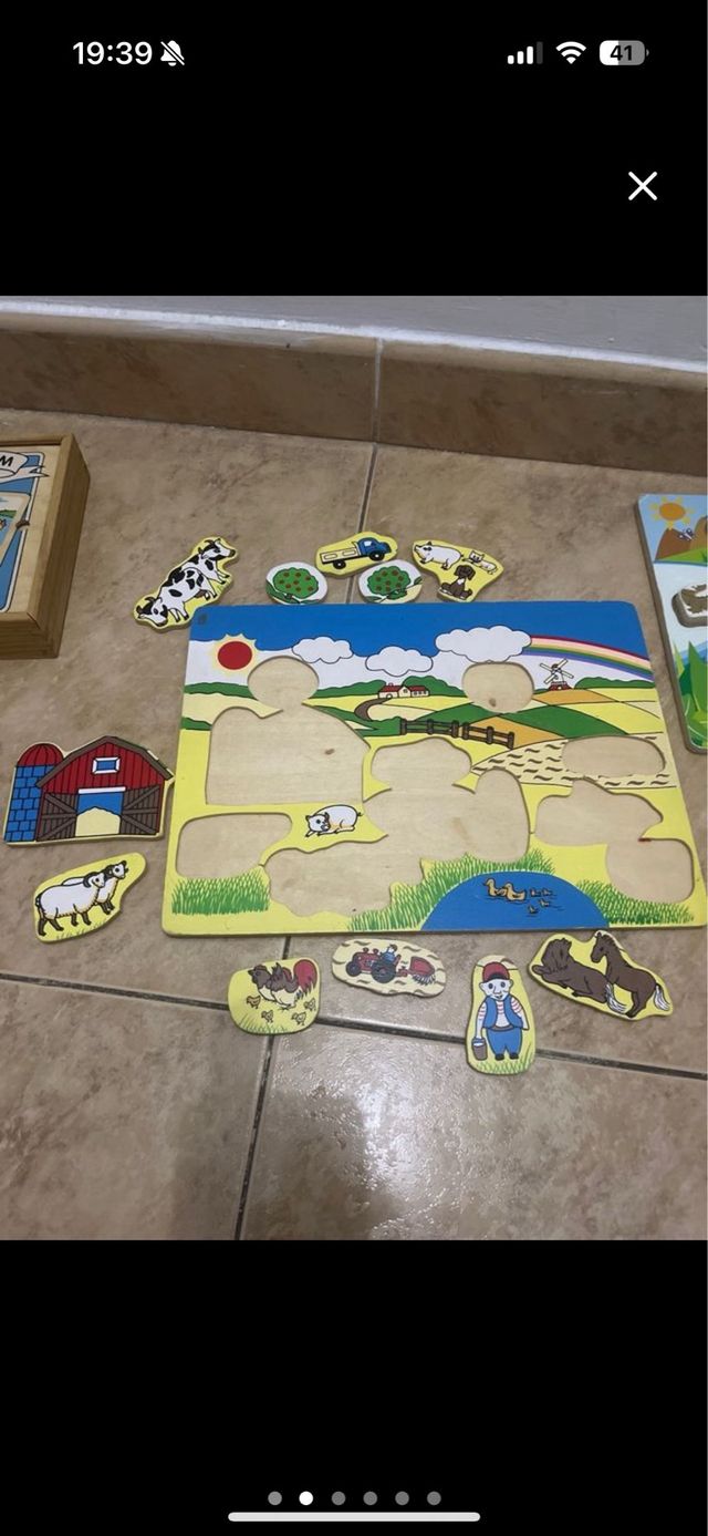 lote Juegos madera