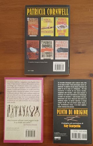 6 libri Patricia Cornwell