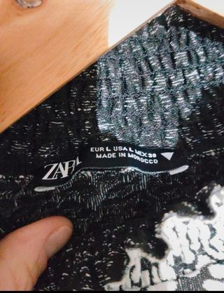 Camiseta zara talla L