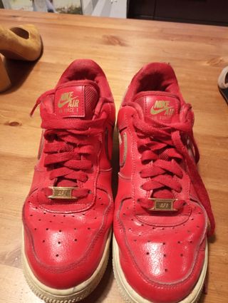 nike air force rojas