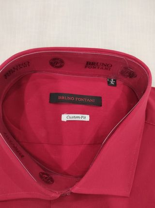 Camisa de hombre roja. Bruno Fontani