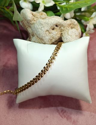 Pulsera chapada en oro 18K