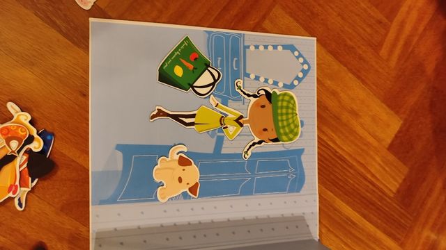 Juego educativo imanes vestidor