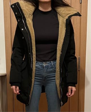 Abrigo anorak Zara