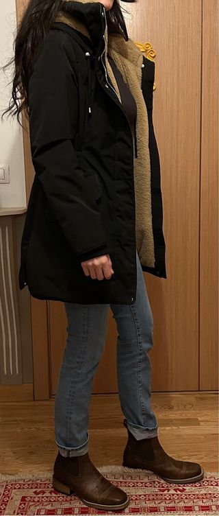 Abrigo anorak Zara