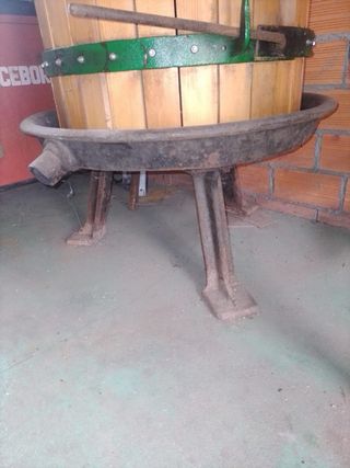 Prensa para vino sidra... de hierro fundido