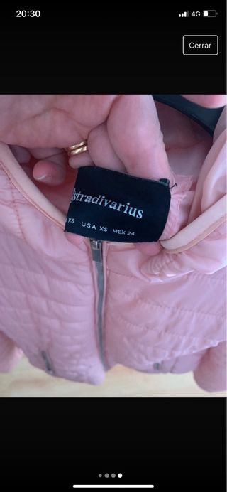 Chaqueta plumas muy abriga