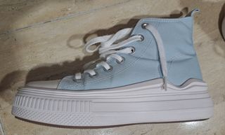 Converse azul agua