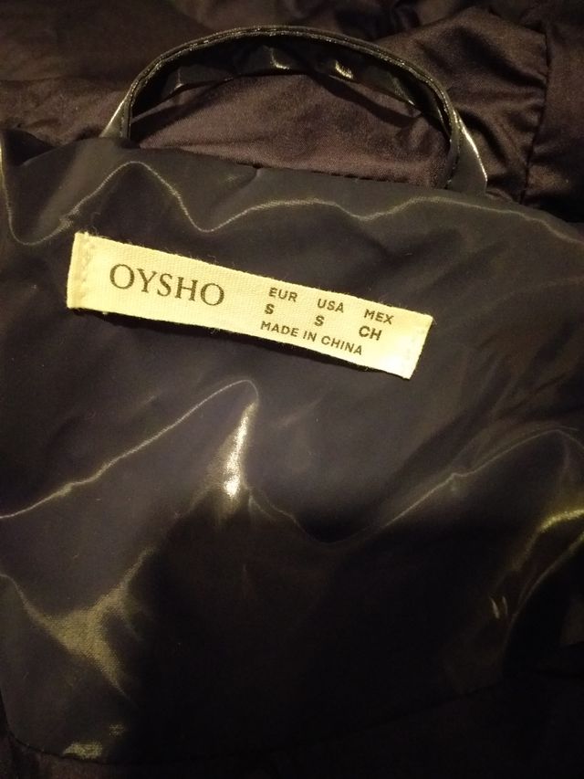 Abrigo oysho talla S