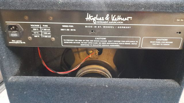 AMPLIFICADOR HUGHES & KETTNER ATTAX 40 1990 BLUE