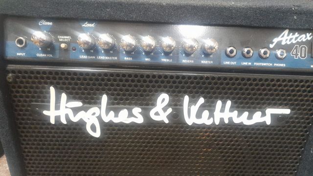 AMPLIFICADOR HUGHES & KETTNER ATTAX 40 1990 BLUE