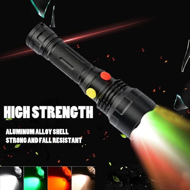 4 en 1 Linterna Multicolor SeñalizaciónFerroviaria