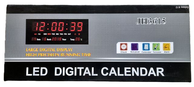 Orologio Digitale Luminoso Display in Italiano