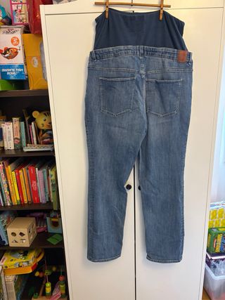 Pantalon premama cya vaquero regular