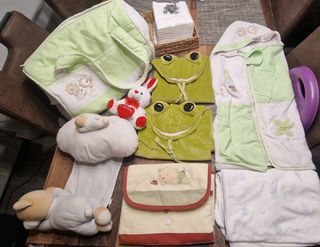 Mochila, toalla,reductor, cambiador bebe