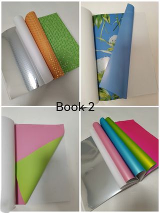 Set 275 fogli colorati, formato A4,  21x39cm