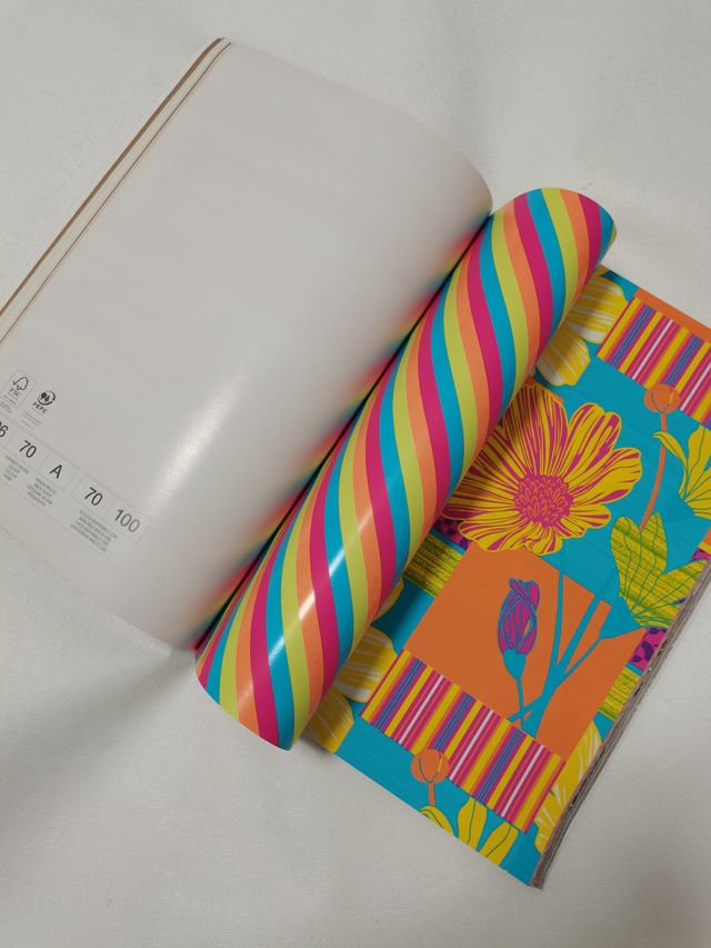 Set 275 fogli colorati, formato A4,  21x39cm