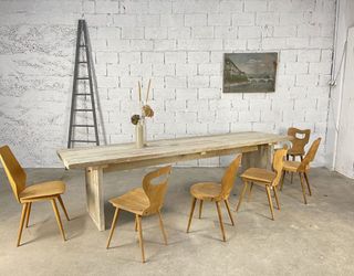 Mesa madera maciza 2,50 metros