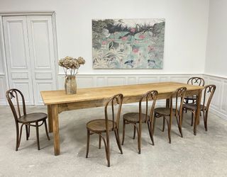 Mesa madera maciza 2,50 metros