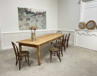 Mesa madera maciza 2,50 metros