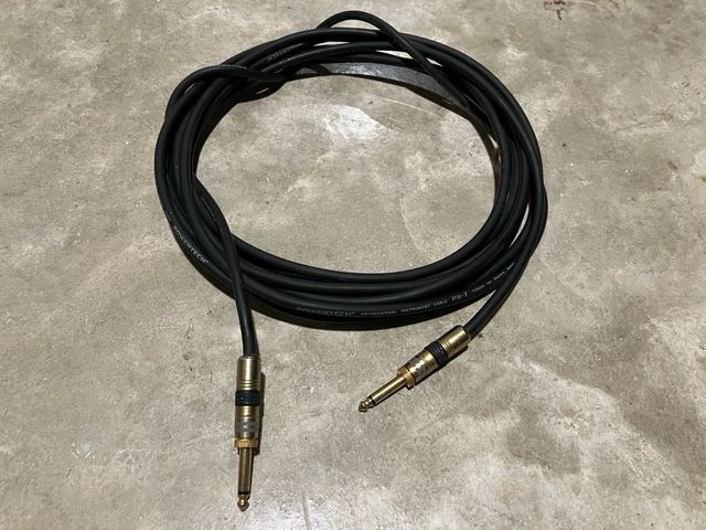 Pack de 7 cables jack TS de instrumento