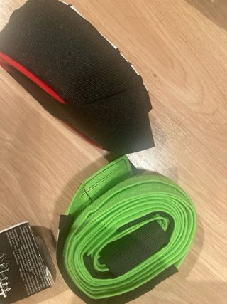 Cinta verde de red de vileibol o tenis
