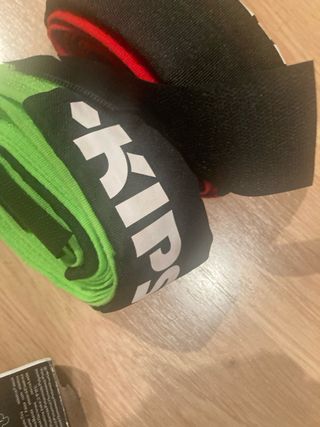 Cinta verde de red de vileibol o tenis