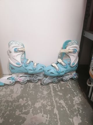 Patines línea como nuevos