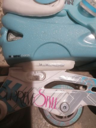 Patines línea como nuevos