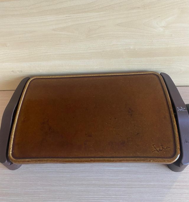 Jata plancha eléctrica de barro