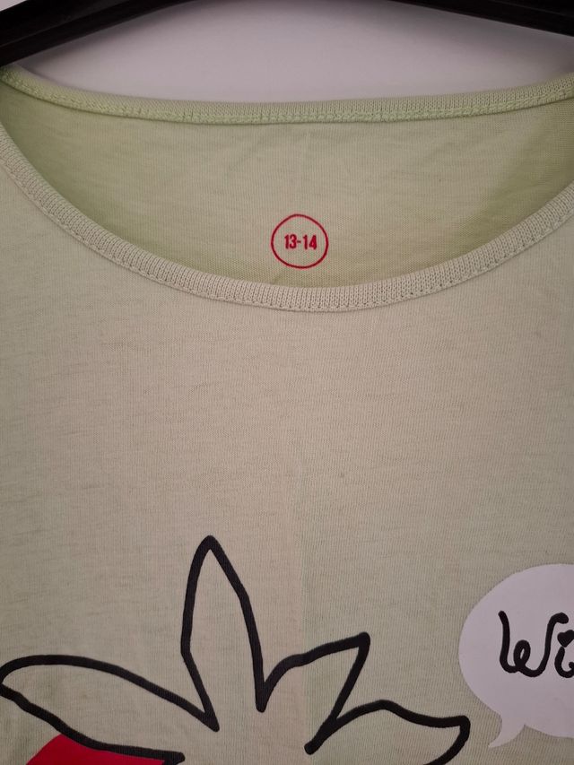 Camiseta juvenil Color beige