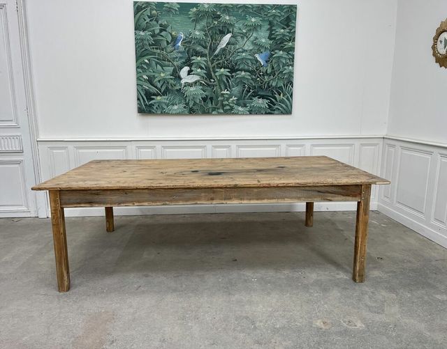 Mesa envejecida madera maciza