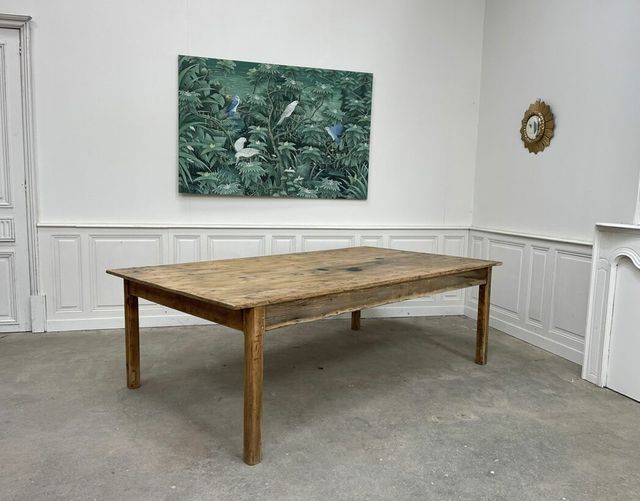 Mesa envejecida madera maciza