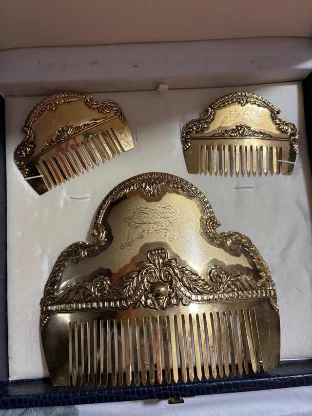 Peinetas adultas oro