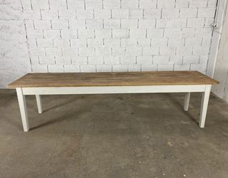 Gran mesa madera maciza 250cm rustica