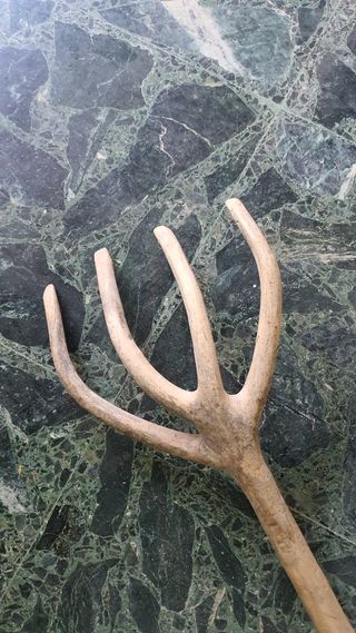 Horca de labrador decoración atrezo