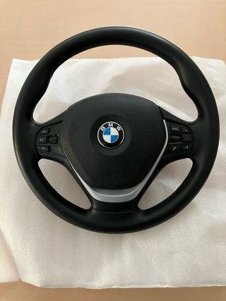 Volante deportivo de cuero Bmw + Airbag