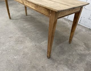 Mesa madera rustica madera maciza 