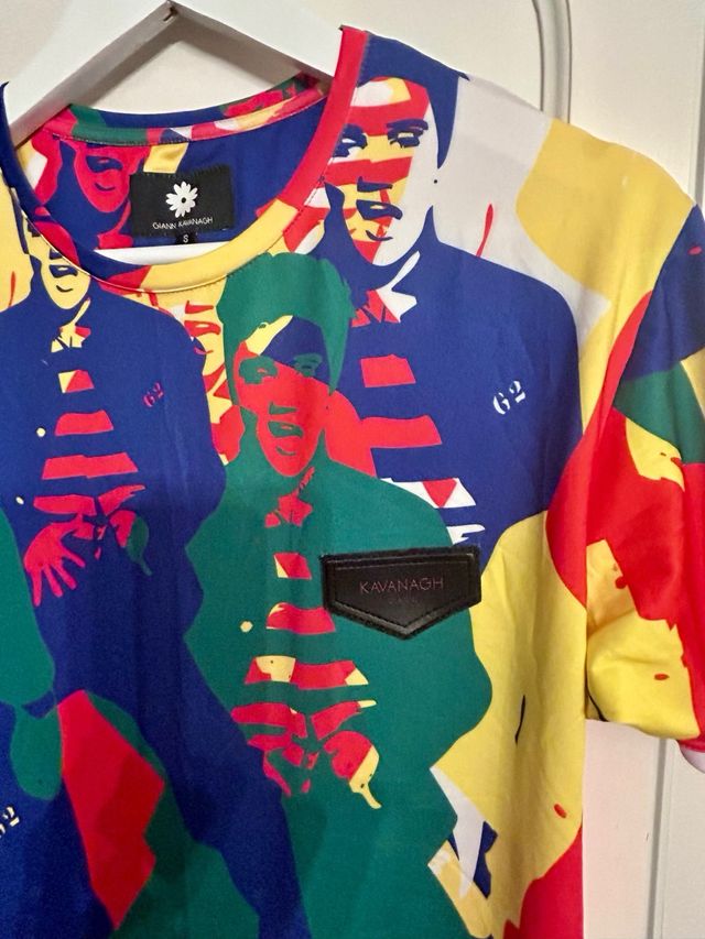 Camiseta larga estampada Gianni Kavanagh