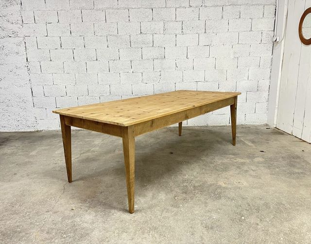 Mesa madera rustica madera maciza 