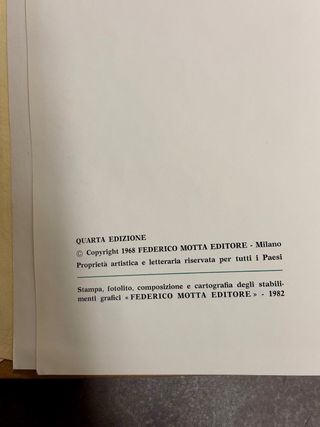 Enciclopedia Motta Completa composta da 17 Volumi.