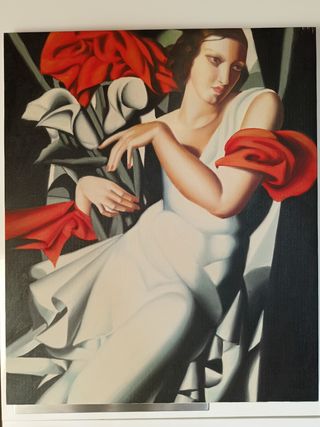 Quadro Tamara de Lempicka (copia)