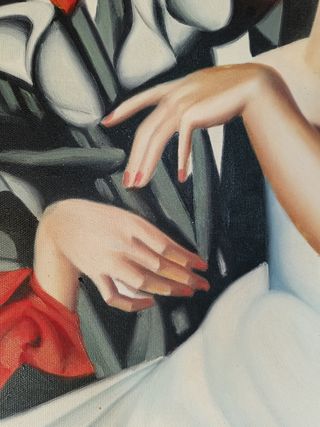 Quadro Tamara de Lempicka (copia)