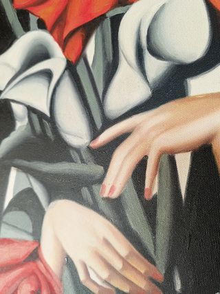 Quadro Tamara de Lempicka (copia)