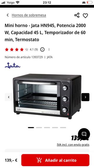 Horno JATA HN945