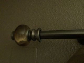 Bastone per tende a sfera in vetro