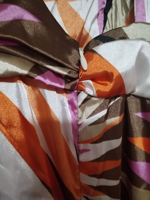 Vestido midi estampado