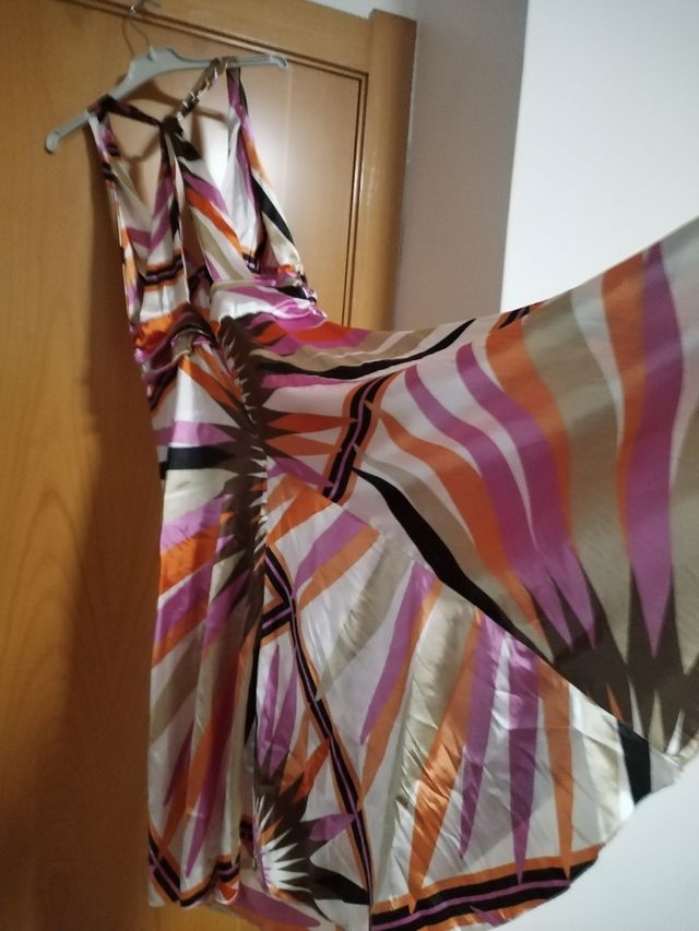 Vestido midi estampado